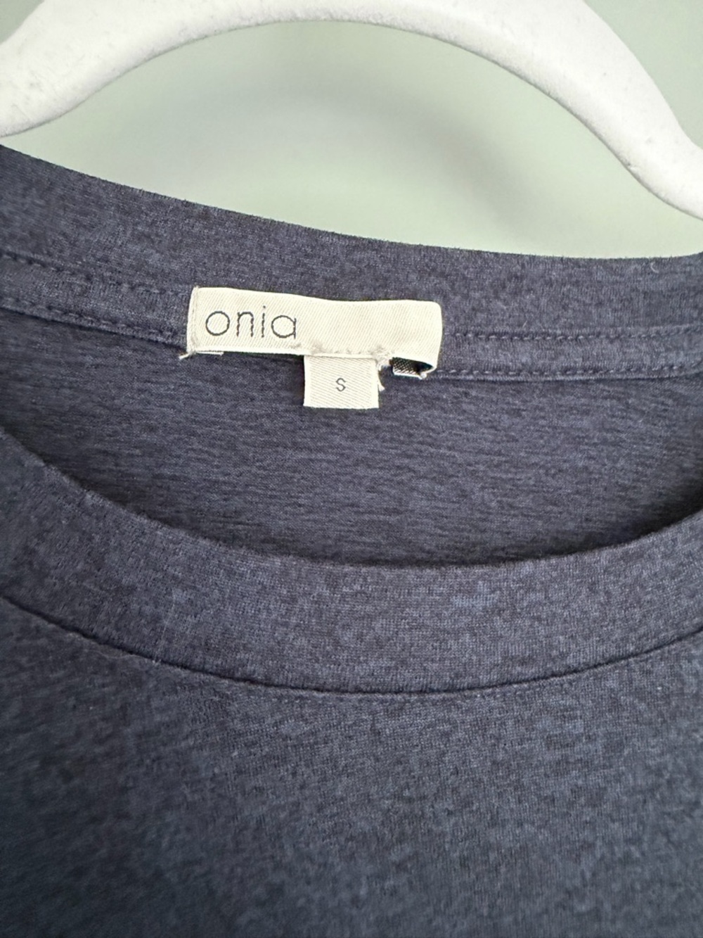 Onia "Sun Tee" Deep Indigo Long Sleeve Shirt Outdoor Casual Gorpcore - Picture 11 of 16